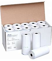 Caja con 10 rollos de papel termosensible para el espirómetro Spirolab